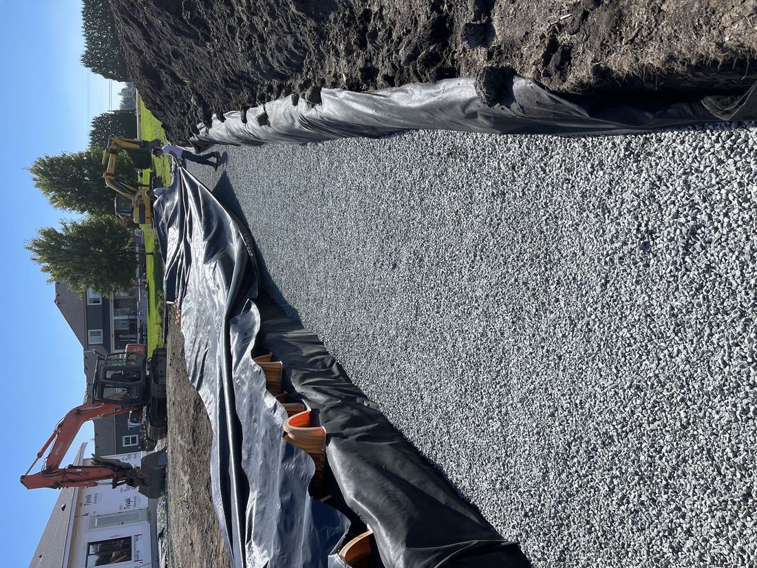 Septic system installation